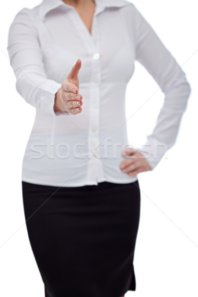 Woman handshake Stock photo © joseph73