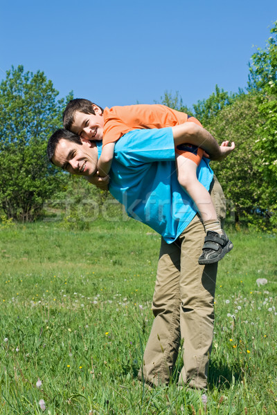 Father and his son Stock photo © joseph73