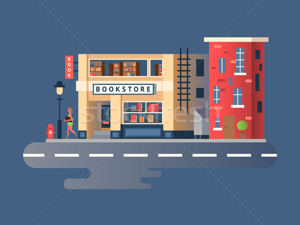 Book shop building Stock photo © jossdiim