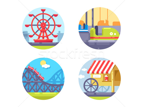 Amusement park and recreation Stock photo © jossdiim