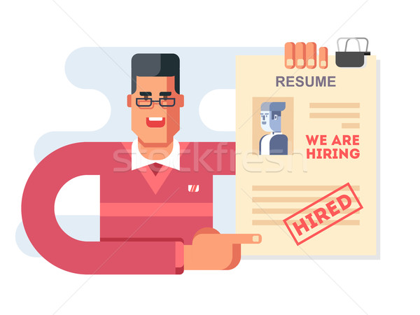 We are hiring. Accepted resume Stock photo © jossdiim