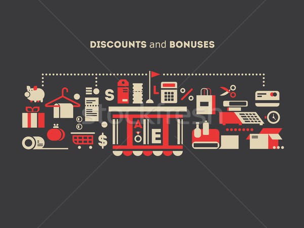 Discounts and bonuses Stock photo © jossdiim