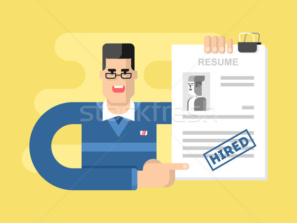 We are hiring. Accepted resume Stock photo © jossdiim