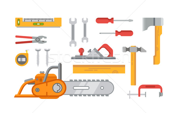 Construction Tools Objects Stock photo © jossdiim