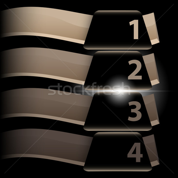 Vektor Broschüre abstrakten Hintergrund Web Stock foto © Jugulator