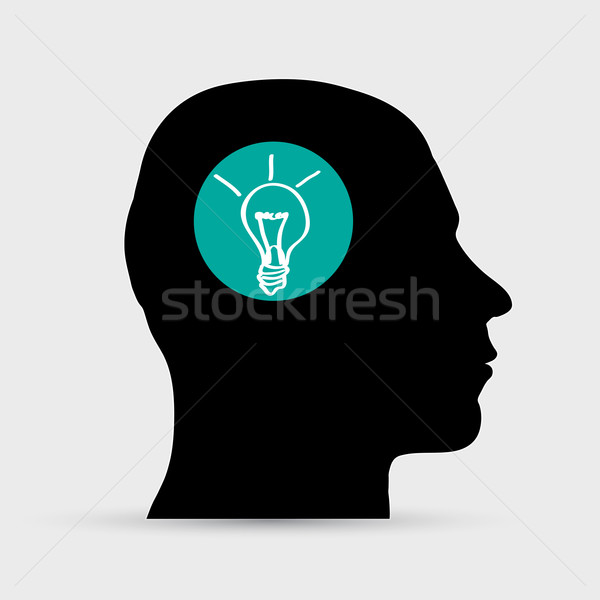 Abstract head idea concept Stock photo © Jugulator