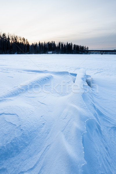 Wind snow pattern background Stock photo © Juhku