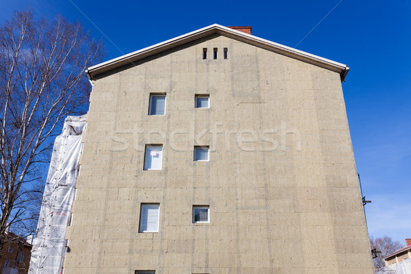 Rock-wool insulation installed Stock photo © Juhku