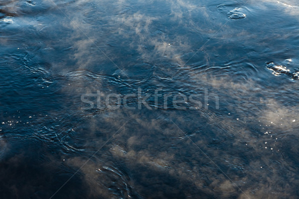 Acqua vapori superficie freddo ghiacciato sereno Foto d'archivio © Juhku