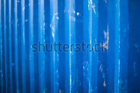 Scratched blue metallic background Stock photo © Juhku