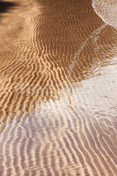 Természetes homok minták tengerpart alacsony árapály Stock fotó © Juhku