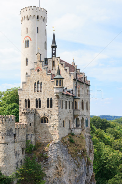 Stock photo: Lichtenstein castle in germany