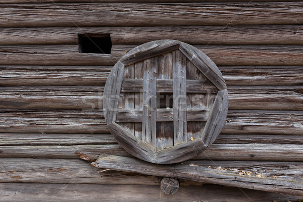 Vieux bois grange mur externe sombre [[stock_photo]] © Juhku