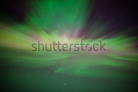 Northern lights corona above Stock photo © Juhku