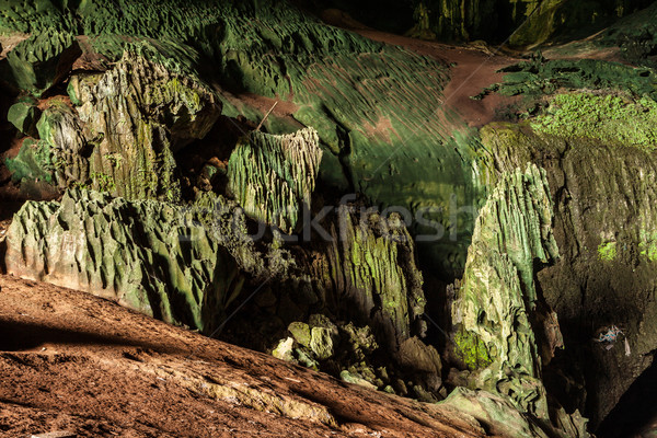 Barlang park Borneo Malajzia fal tájkép Stock fotó © Juhku