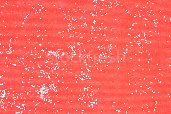 Arroz alfombra roja bodas textura boda amor Foto stock © Juhku