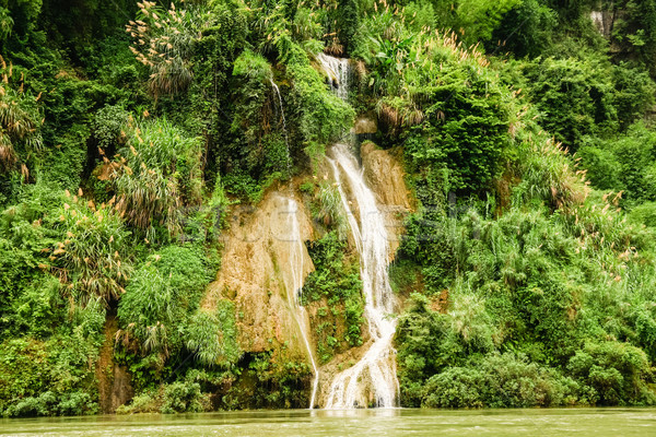 Small waterfall in china nature Stock photo © Juhku