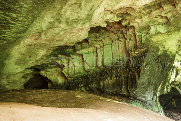 Barlang park Borneo Malajzia utazás kő Stock fotó © Juhku