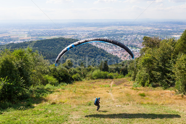 Ejecutando superior colina Alemania Foto stock © Juhku