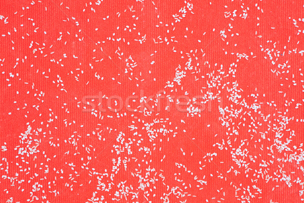 Riz tapis rouge mariages texture heureux fond [[stock_photo]] © Juhku