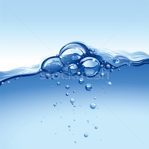 Water Wave With Bubbles Stock photo © jul-and