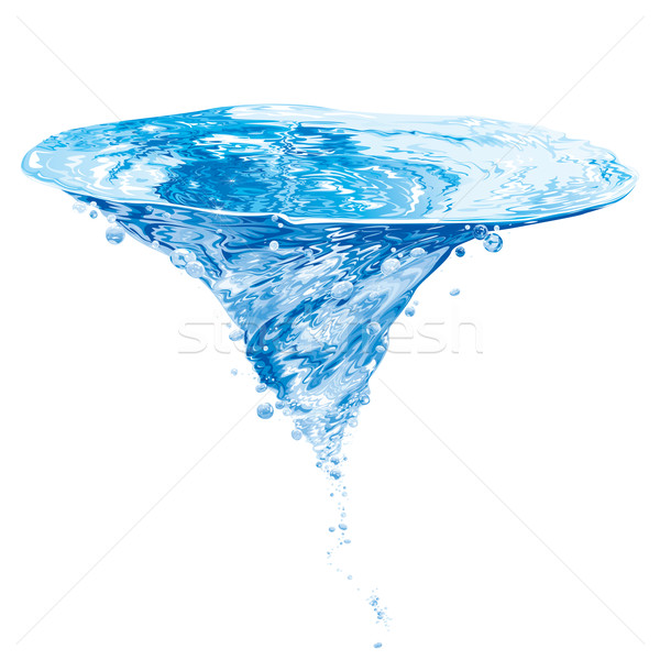 Víz örvény fehér szerkeszthető absztrakt terv Stock fotó © jul-and