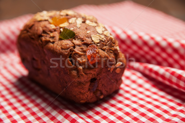 Rich fruit and nut cake Stock photo © julenochek