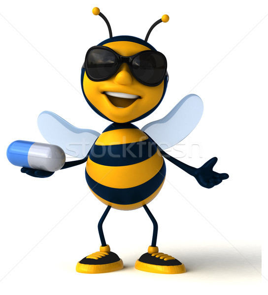 Divertimento ape lavoratore miele pillola farmacia Foto d'archivio © julientromeur