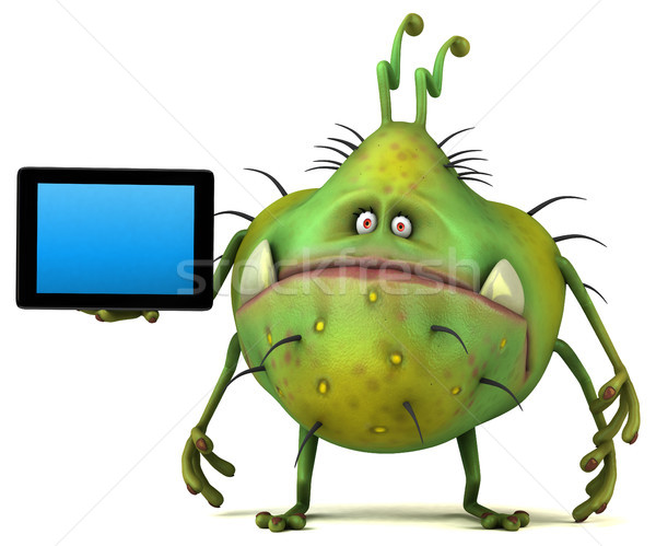 Fun germ - 3D Illustration Stock photo © julientromeur