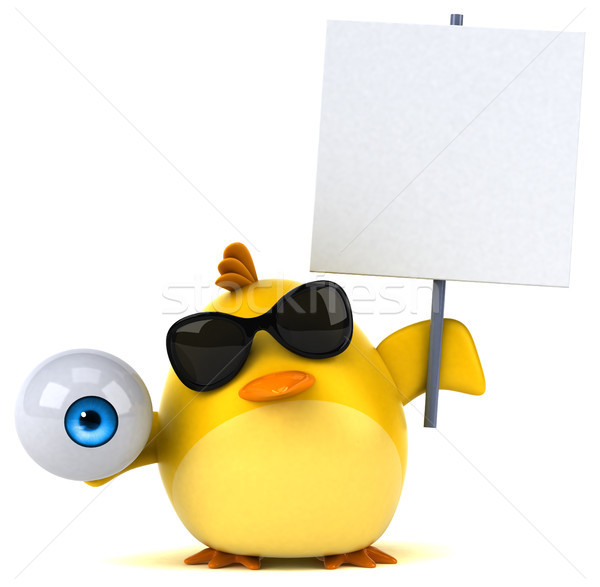 Yellow bird - 3D Illustration Stock photo © julientromeur