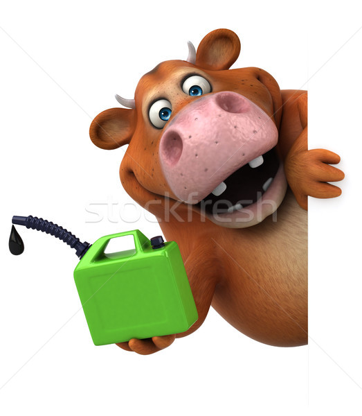 Fun cow - 3D Illustration Stock photo © julientromeur