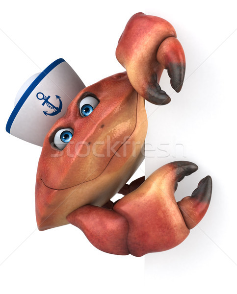 Fun crab - 3D Illustration Stock photo © julientromeur