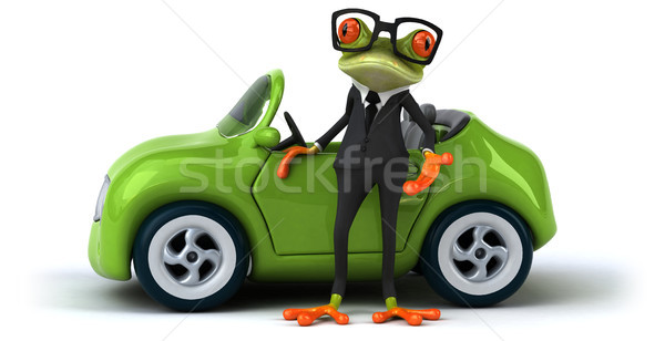 Foto d'archivio: Divertimento · rana · business · metal · verde · velocità