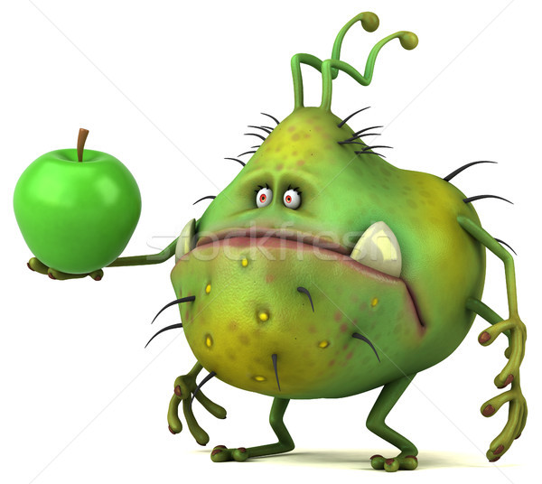 Fun germ - 3D Illustration Stock photo © julientromeur