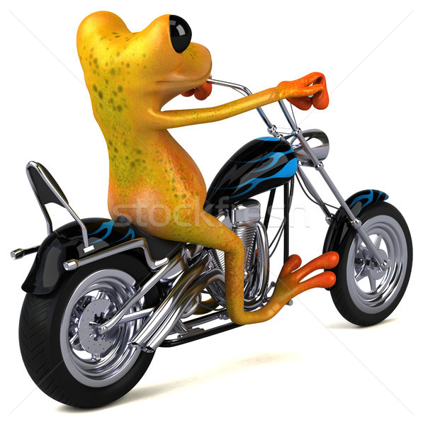 Fun frog - 3D Illustration Stock photo © julientromeur