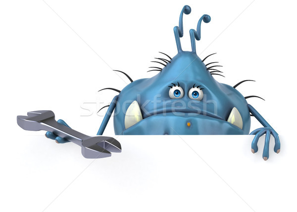 Fun germ - 3D Illustration Stock photo © julientromeur