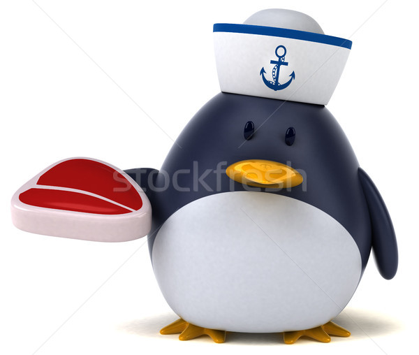 Fun penguin - 3D Illustration Stock photo © julientromeur