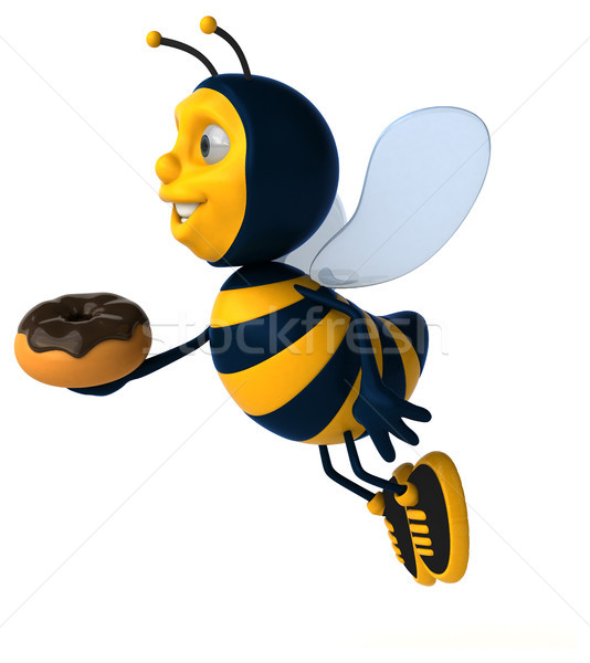 Leuk bee chocolade werknemer honing antenne Stockfoto © julientromeur