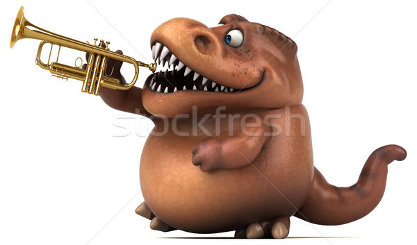 Fun Trex - 3D Illustration Stock photo © julientromeur