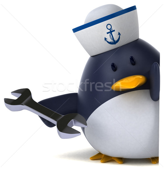 Fun penguin - 3D Illustration Stock photo © julientromeur