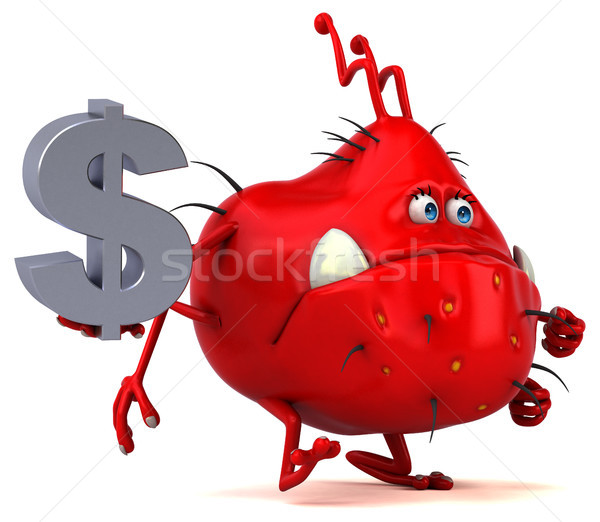 Jókedv bacilus 3d illusztráció pénz pénzügy grafikus Stock fotó © julientromeur