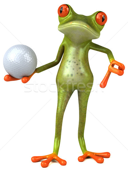 楽しい カエル 眼 ゴルフ スポーツ 自然 ストックフォト © julientromeur