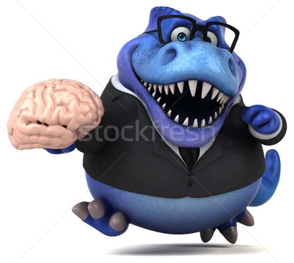 весело 3d иллюстрации бизнеса бизнесмен мозг Финансы Сток-фото © julientromeur