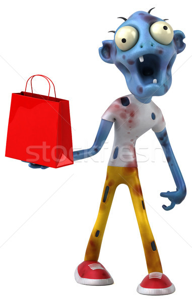 Stock photo: Fun zombie - 3D Illustration