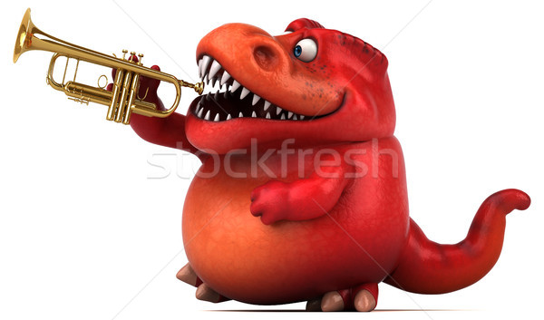 Fun Trex - 3D Illustration Stock photo © julientromeur