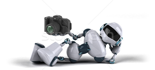 ロボット 技術 レトロな 将来 写真 3D ストックフォト © julientromeur