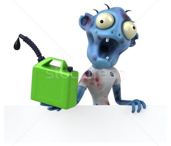 Zdjęcia stock: Zabawy · zombie · 3d · ilustracji · krwi · śmierci · energii