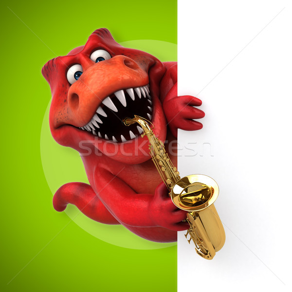 Fun Trex - 3D Illustration Stock photo © julientromeur