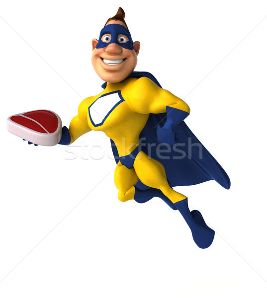 весело superhero человека тело скорости Cool Сток-фото © julientromeur