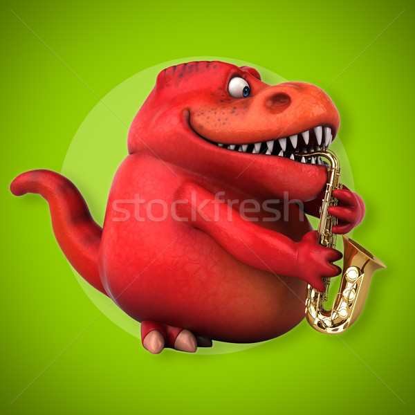 Fun Trex - 3D Illustration Stock photo © julientromeur